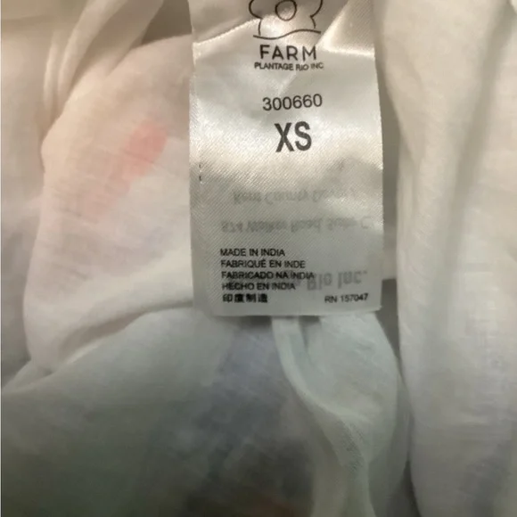 WILD BRAZIL TIE-SHOULDER COTTON MINI DRESS IN MULTI - Picture 6 of 7